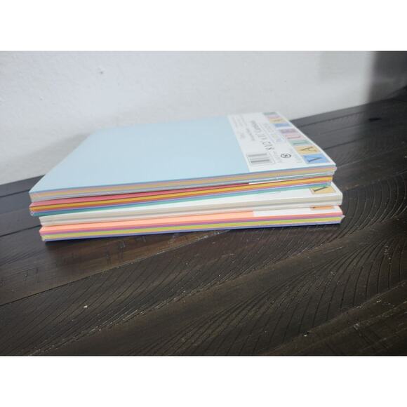 Lot Of 4 PASTEL Assorted Cardstock VALUE PACK 8.5" x 11" Sheets, 50 pcs/ Each - Picture 4 of 4
